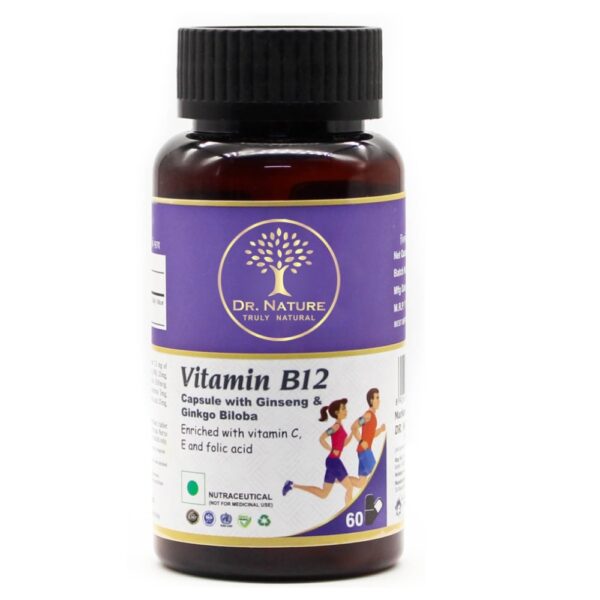 Vitamin B12 Capsule with Ginseng & Ginkgo Biloba